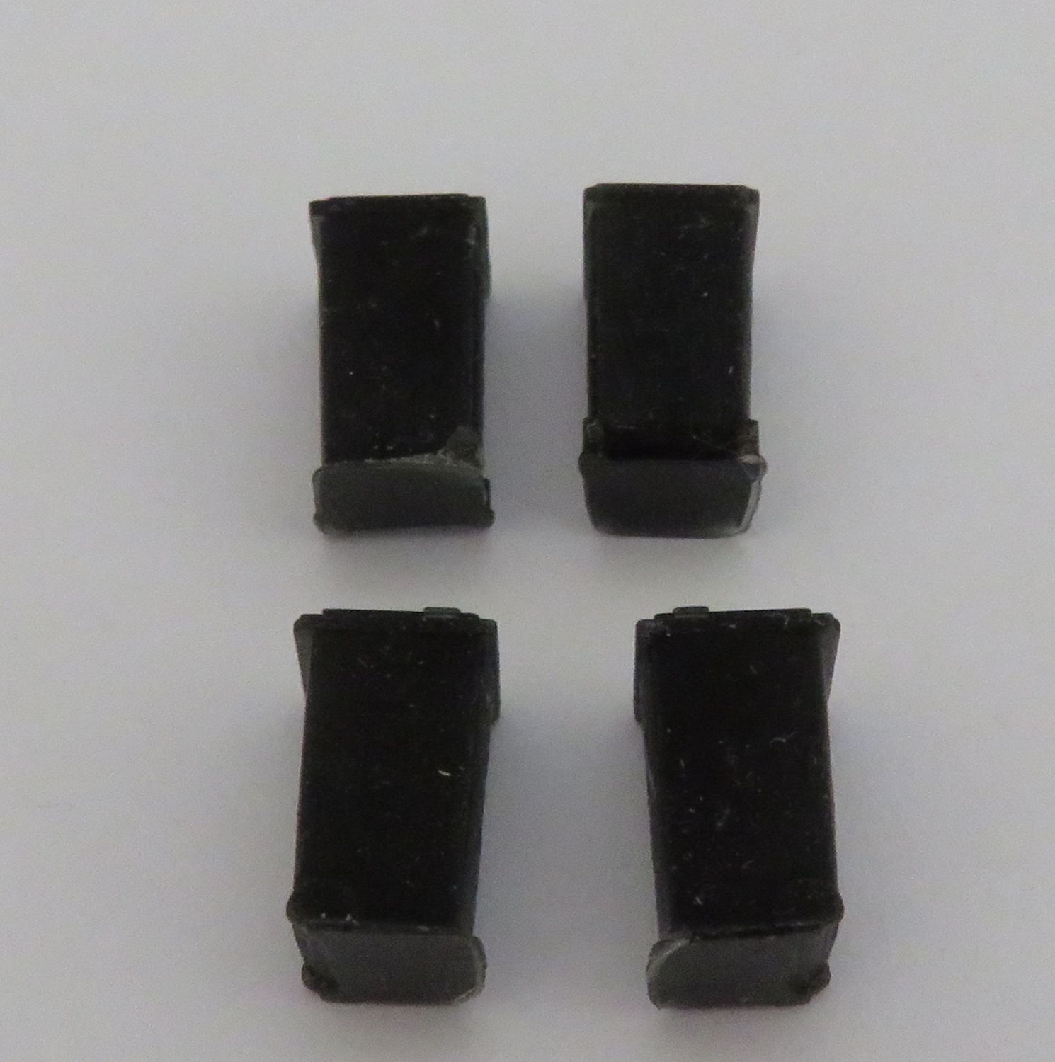 OO Scale Black Wheelie Bins - Pack of 4